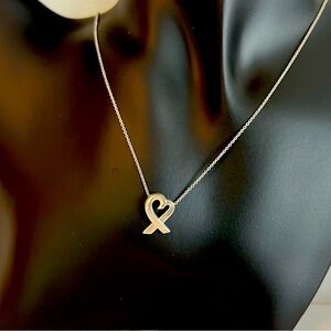 Tiffany & Co. Paloma Picasso Loving Heart Pendant in sterling silver